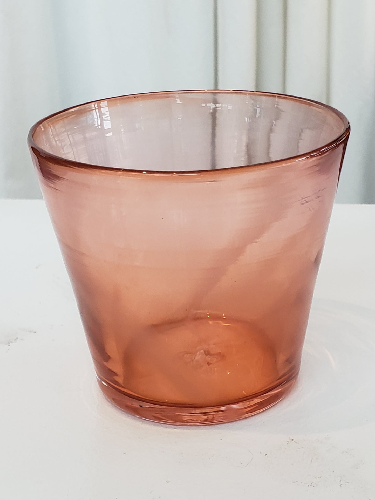 Pink Swirl Transparent Cup