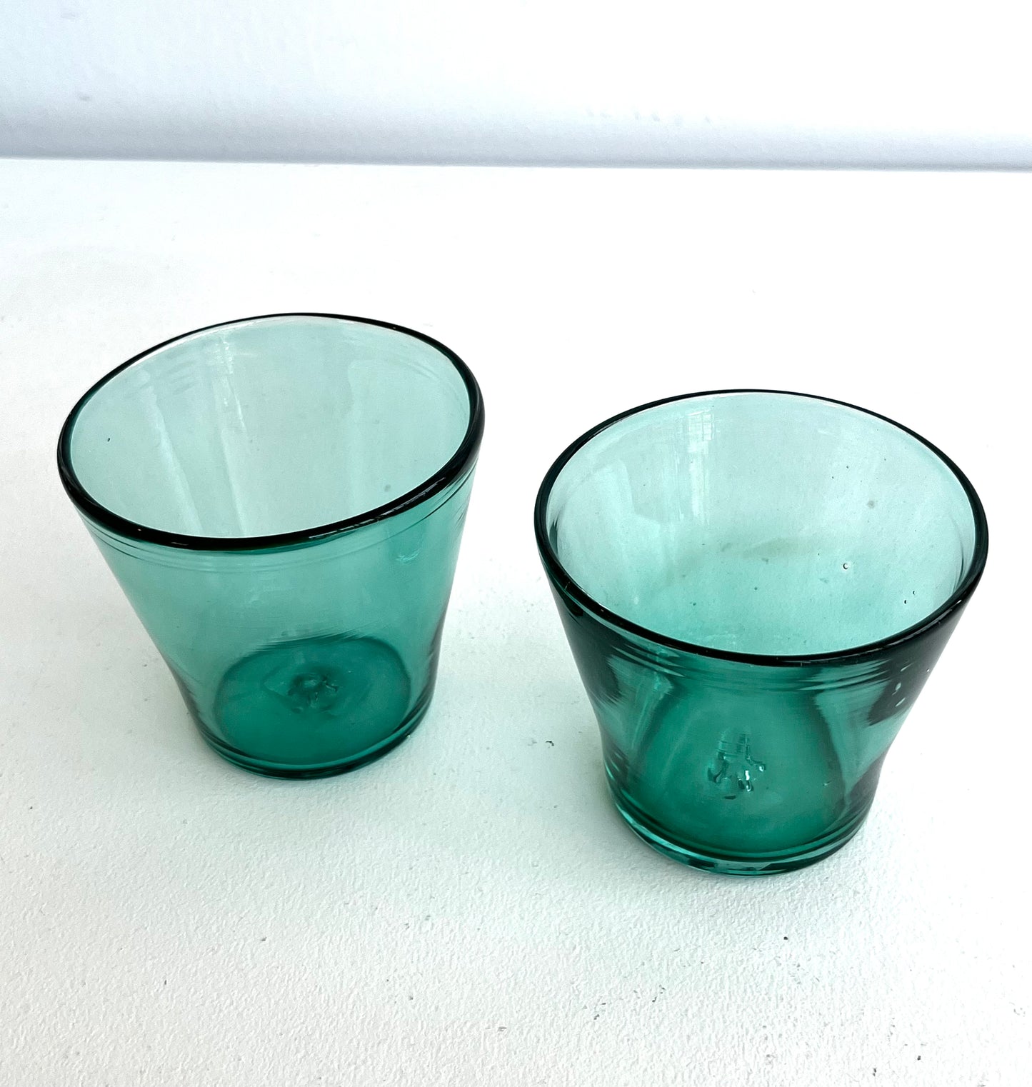 Green Transparent Cups