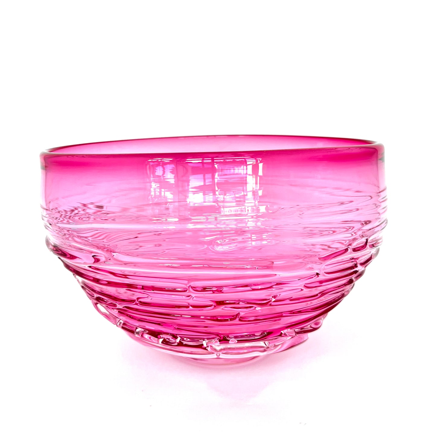 Nest Large Pink Bowl with Foot