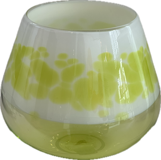 Encalmo Vase Lime/White (Medium)