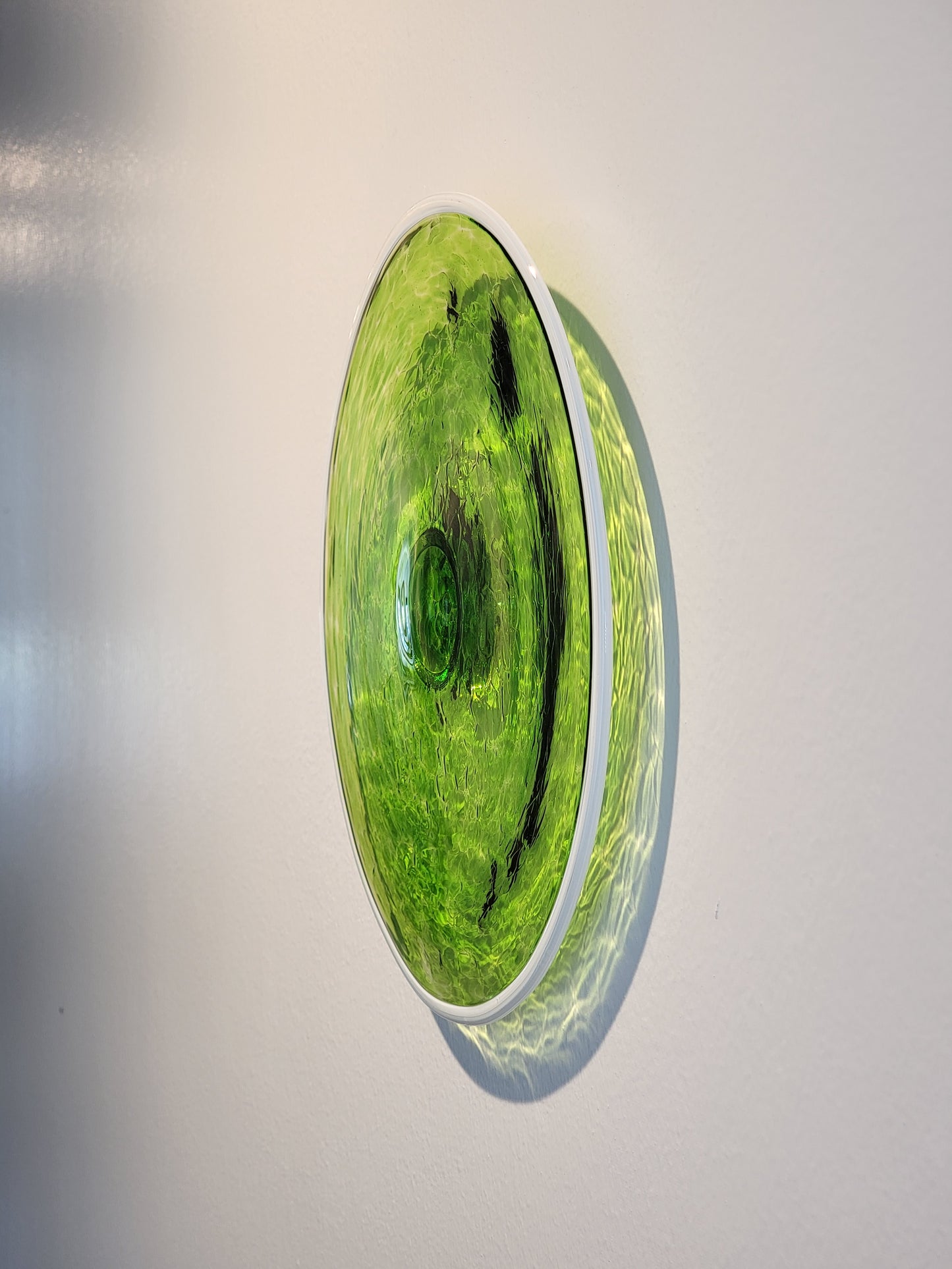 Rondel - 9" Green with White Rim