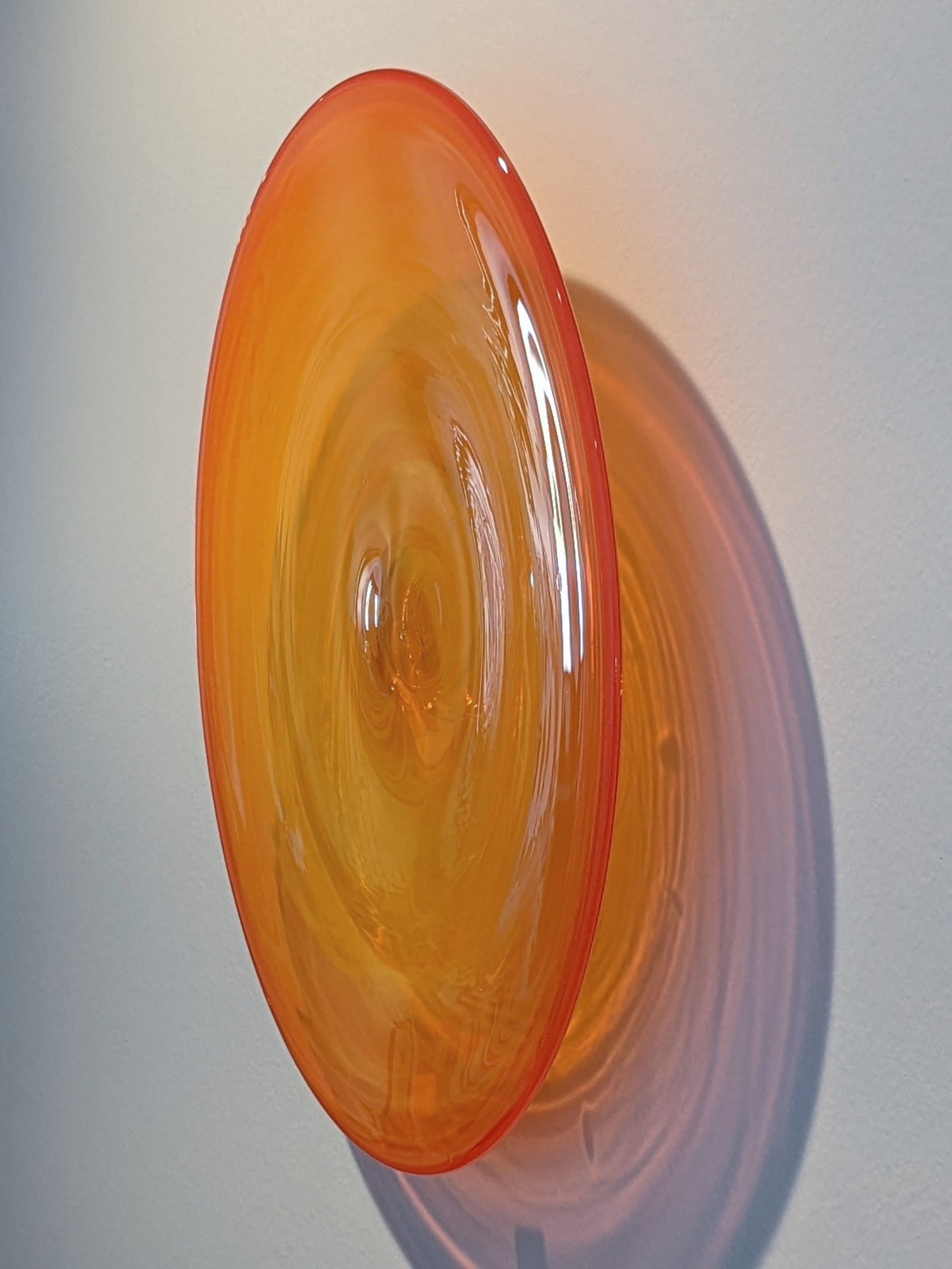 Rondel - 13.5" Transparent Orange