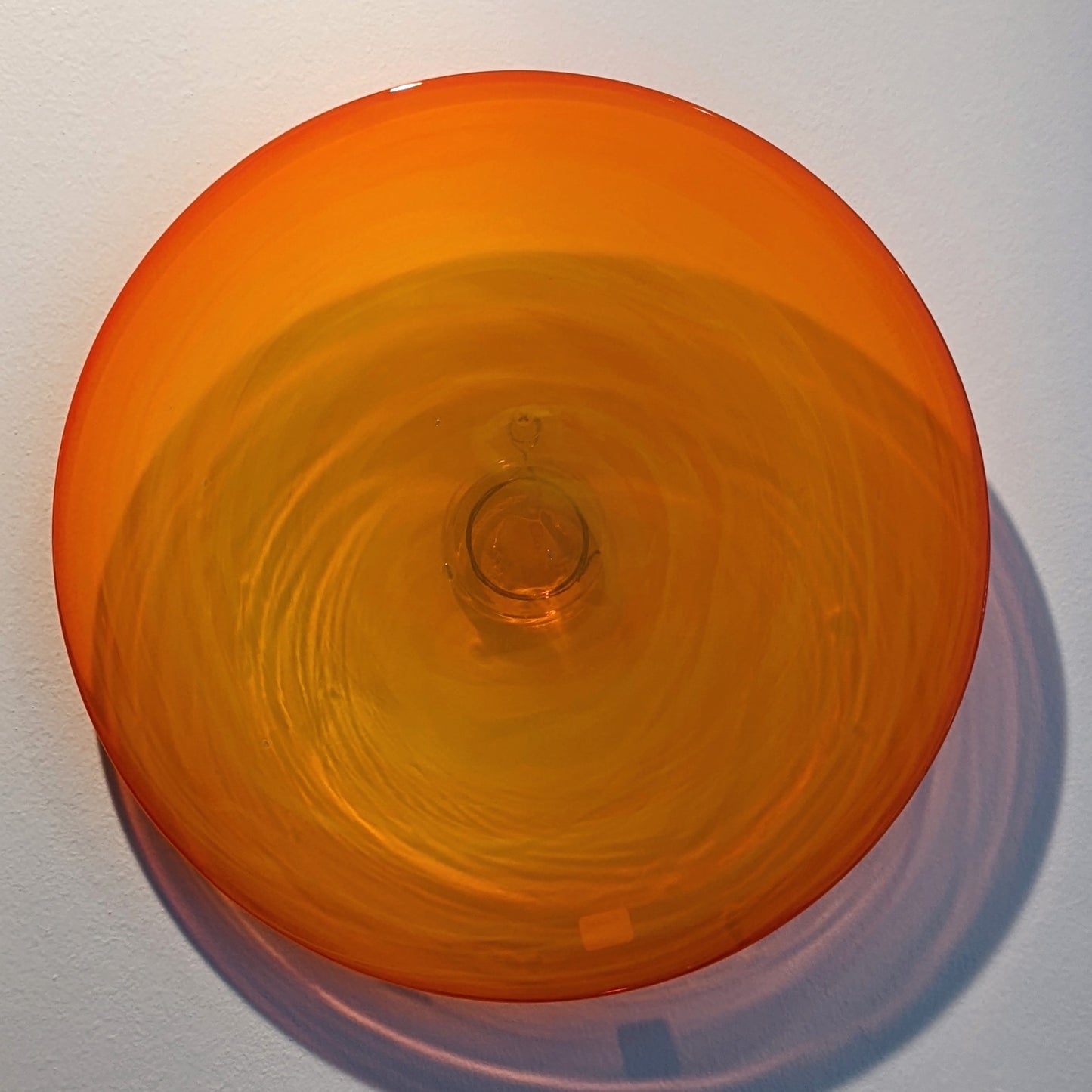 Rondel - 13.5" Transparent Orange